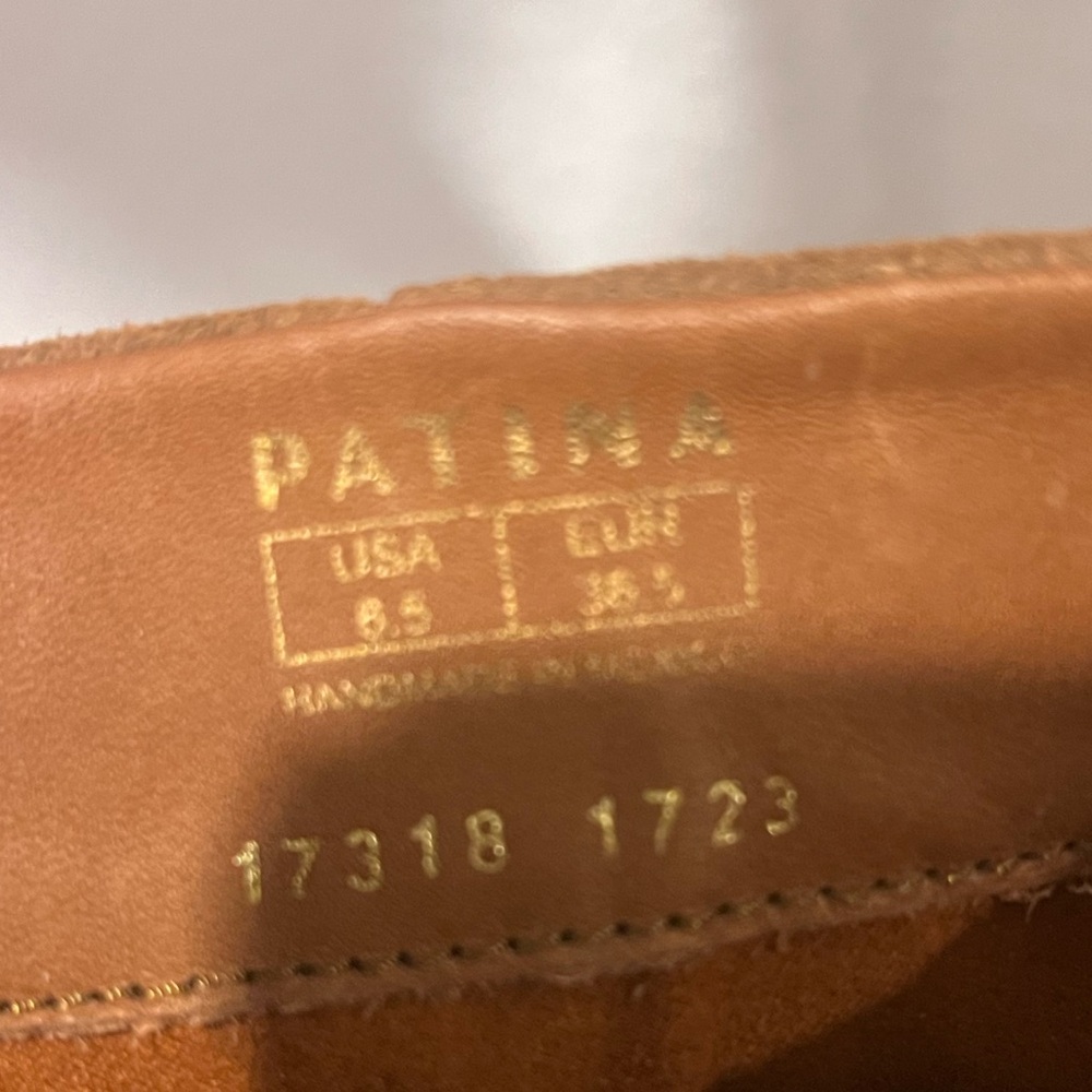 PATINA brand Oslo knee high Sand Tan Boots - Picture 7 of 8